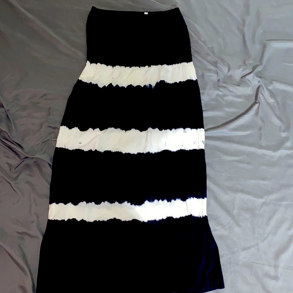 Black and white skirt